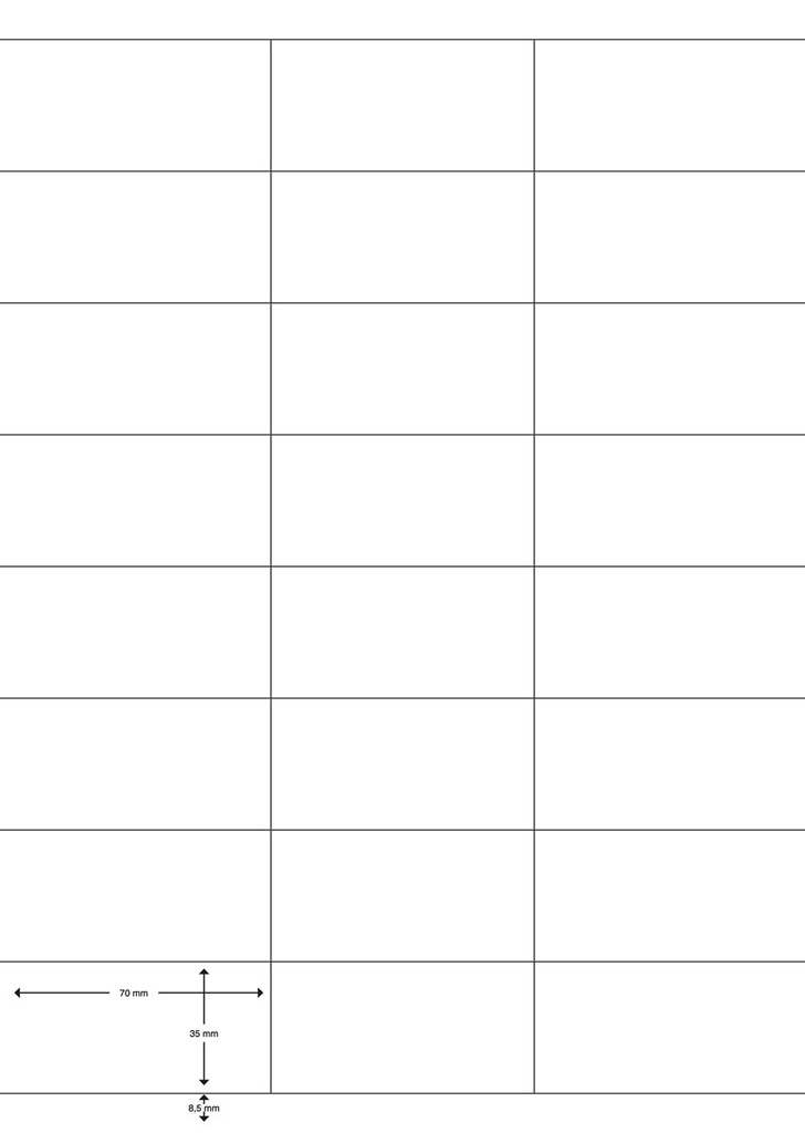Etiketten Q-Connect 24 etik/bl 70x35mm wit rechte hoeken (100)