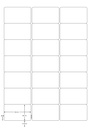 Etiketten Q-Connect 21 etik/bl 63,5x38,1mm wit ronde hoeken (100)