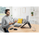 Laptopstandaard Kensington SmartFit® Easy RiserTM EQ Laptop Cooling Stand zwart