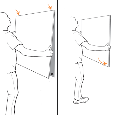 Whiteboard Nobo Infinity staal 90x60cm wit