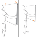 Whiteboard Nobo Infinity staal 90x60cm wit