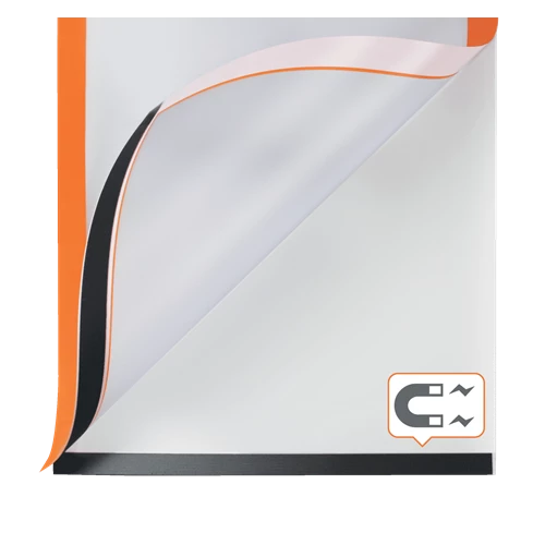 Ophangtas Nobo A4 zelfklevend oranje (2)