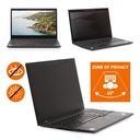 Privacy filter Durable magnetisch 14'' 16:10 antraciet