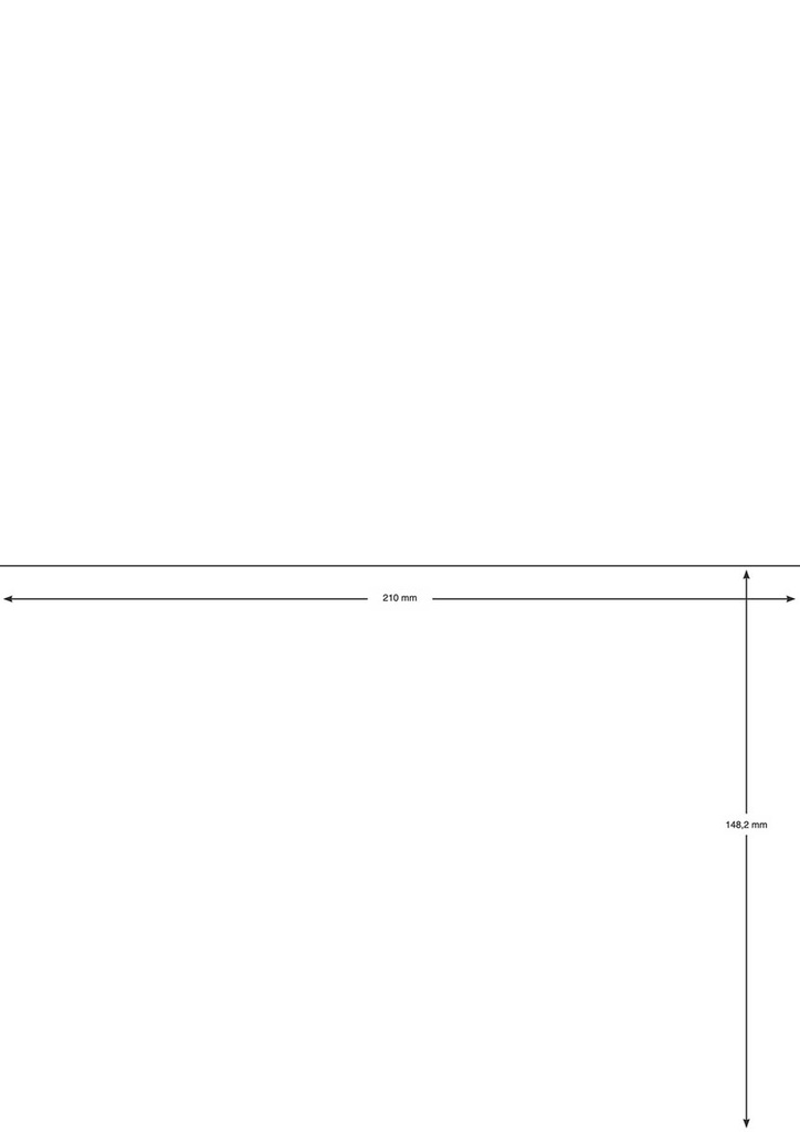 Etiketten Q-Connect 02 etik/bl 210x148,5mm wit ronde hoeken (200)