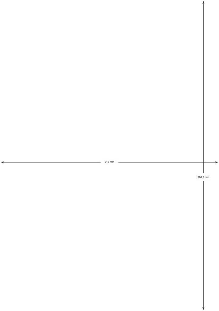 Etiketten Q-Connect 01 etik/bl 210x297mm wit rechte hoeken (200)