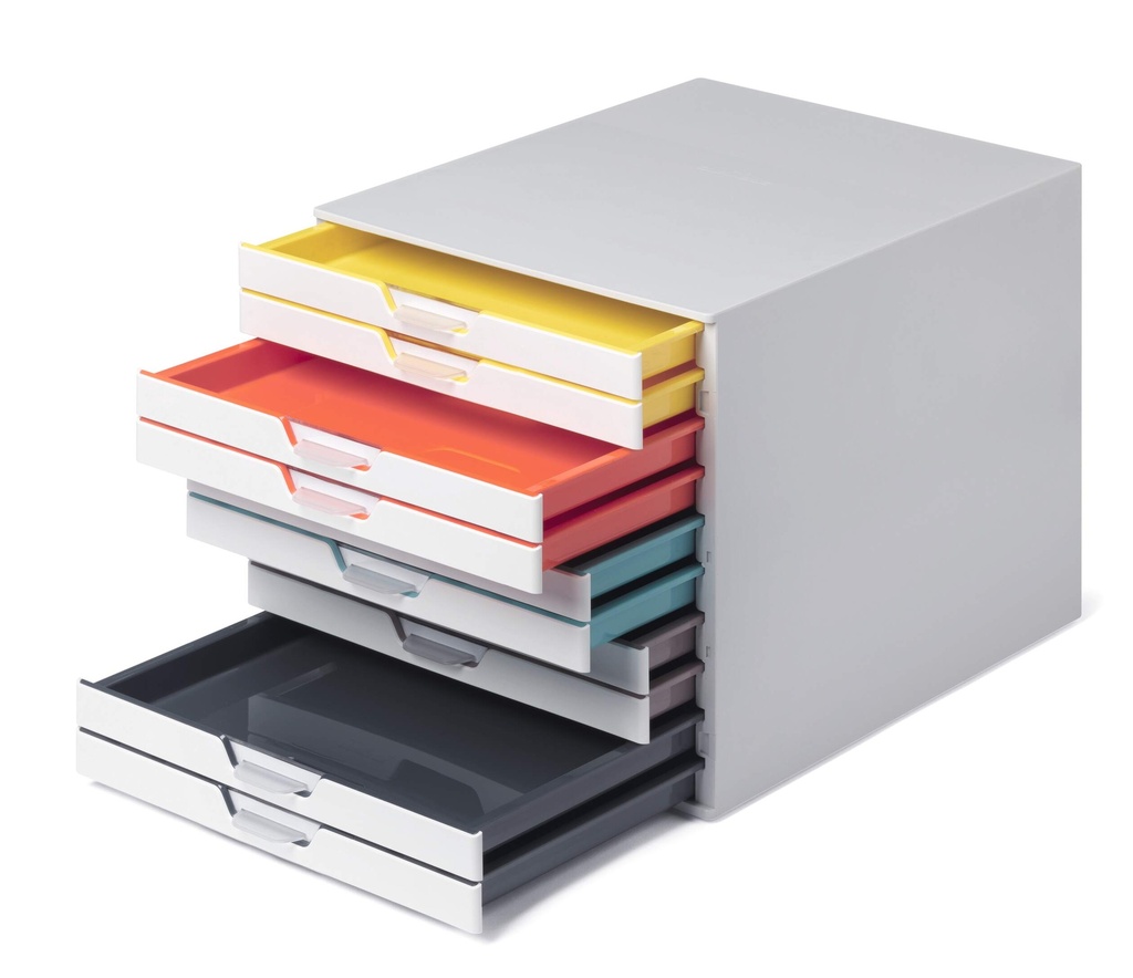 Ladenblok Durable Varicolor Mix 10 gesloten laden wit/assorti