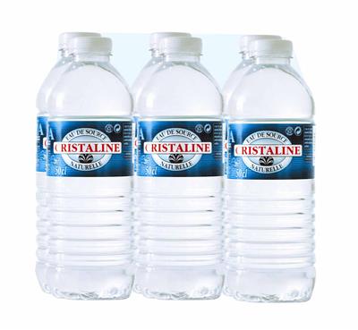 Water Cristaline plat 0,5 liter PET (24)