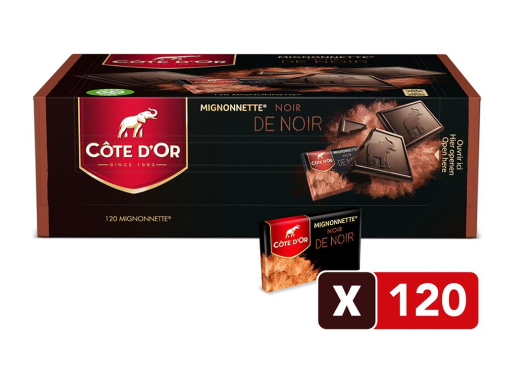 Chocolade Côte d'or mignonnettes Noir de Noir (120)(47000T)