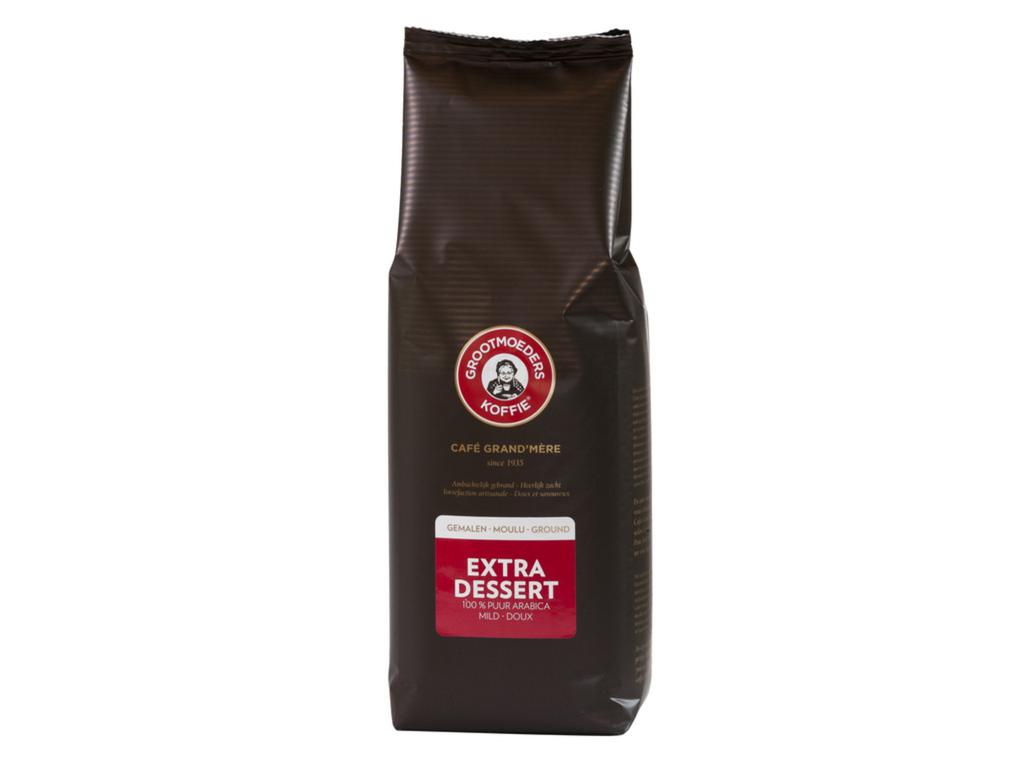 Koffie Grootmoeders Koffie Extra Dessert Professional gemalen 1kg