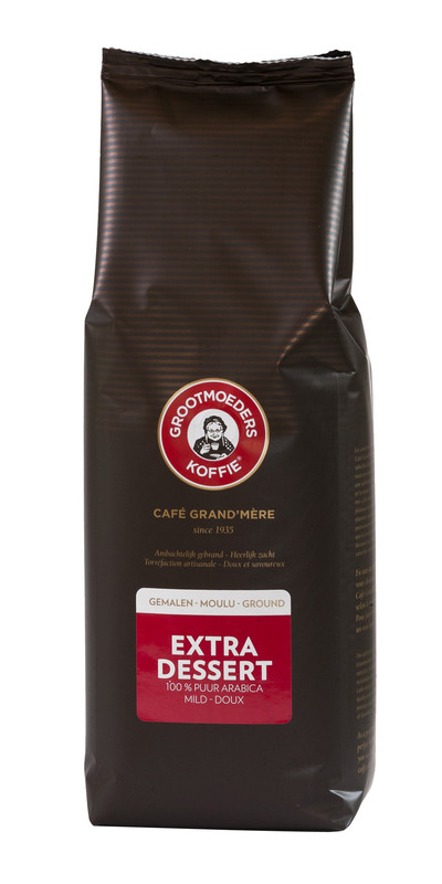 Koffie Grootmoeders Koffie Extra Dessert Professional gemalen 1kg