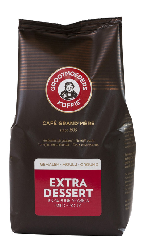 Koffie Grootmoeders Koffie Extra Dessert gemalen 500g