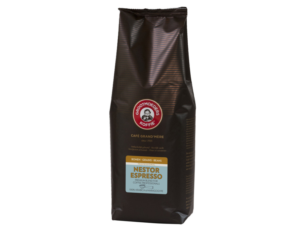 Koffie Grootmoeders Koffie Nestor Espresso bonen 1kg