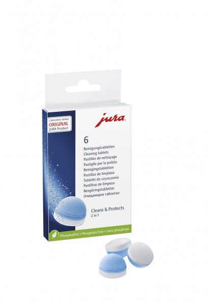 Reinigingstabletten Jura voor Jura koffieautomaat blister (6)