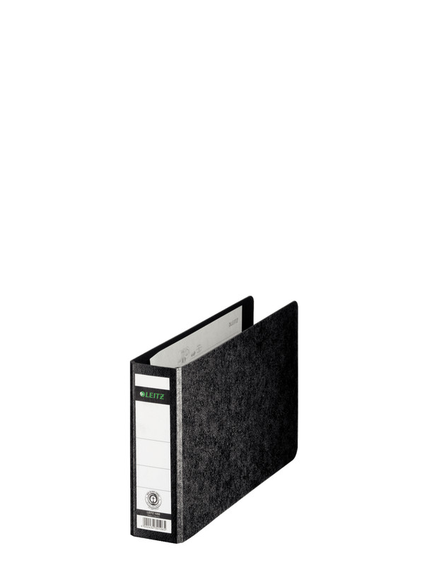 Ordner Leitz 180° karton A5 dwars rug 55mm zwart