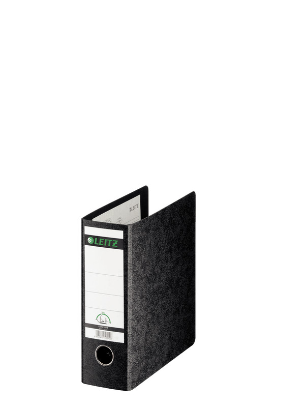 Ordner Leitz 180° karton A5 rug 77mm zwart (1075010)