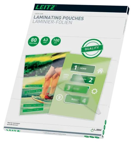 Lamineerhoes Leitz iLam A3 2x80µ glanzend (100)