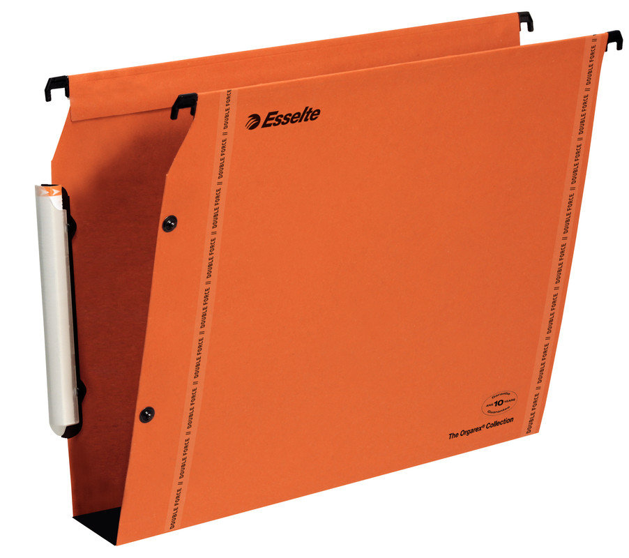 Hangmap Esselte Orgarex VisioPlus karton A4 330mm 50mm bodem kast oranje (25)