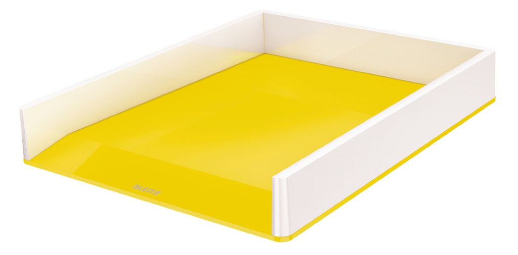 Brievenbak Leitz WOW Duo PS A4 wit/geel metallic (5361116)