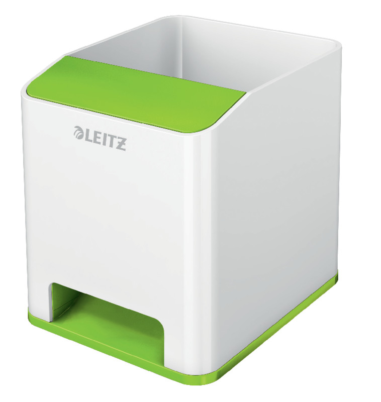 Pennenhouder Leitz WOW Duo PS wit/groen metallic (5363154)