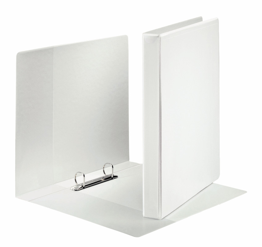 Panorama ringmap Esselte PP A4 maxi 2 D-ringen 20mm rug 37mm 3 insteekvakken wit