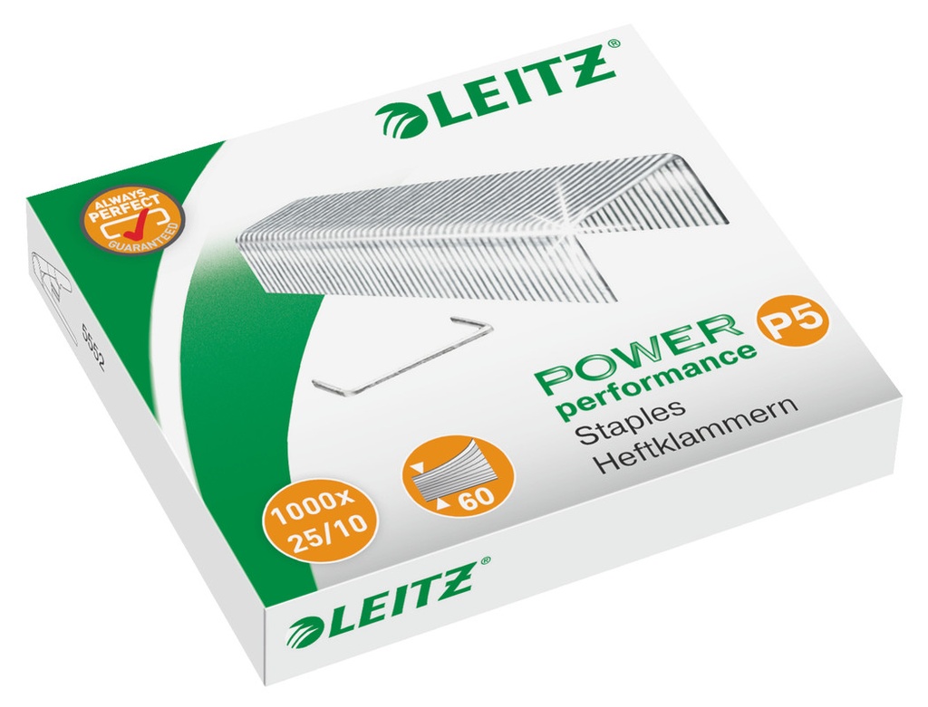 Nietjes Leitz Power Performance P5 25/10 verzinkt (1000) (5574000)