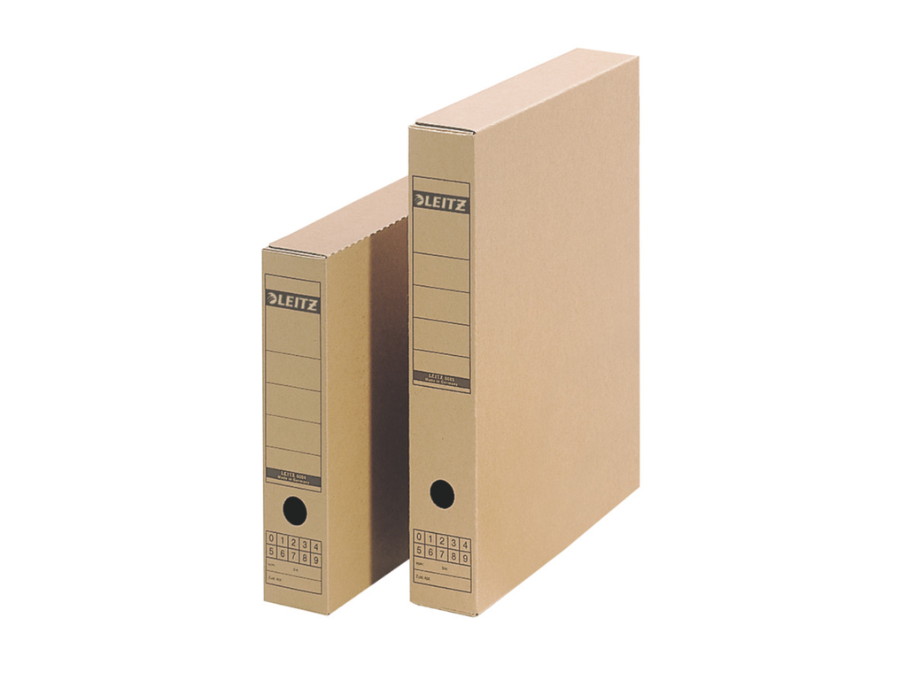 Archiefdoos Leitz met sluitstrook A3 325x435mm rug 70mm bruin