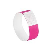 Evenementenbandjes Sigel Super Soft 255 x 25mm neon pink (120)