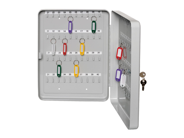 Sleutelkast Alco 200x160x80mm voor 20 sleutels grijs