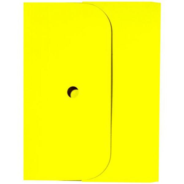 Pocket file Elco Ordo forte folio 320gr heldergeel (25)