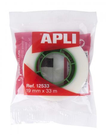 Plakband Apli invisible 19mmx33m (924029)