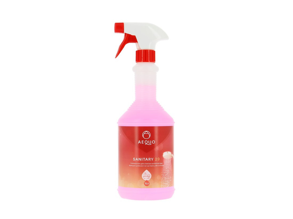 Sanitairreiniger Aequo Sanitary 29 voor dagelijks gebruik spray 1L