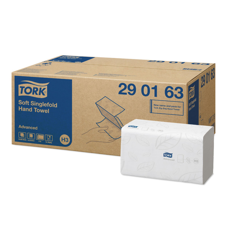 Handdoeken Tork Advanced Soft H3 Z-vouw 2-laags 250vel (15)