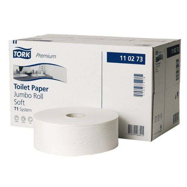 Toiletpapier Tork Soft Jumbo T1 2-laags 1800vel (6)