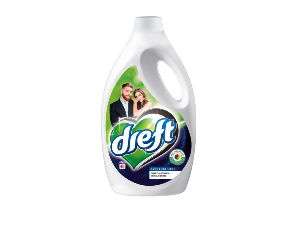 Wasmiddel Dreft donker vloeibaar 2.2L (40)
