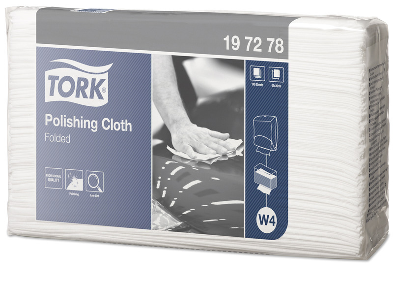 Reinigingsdoek Tork Polishing Cloth W4 1-laags 125vel (5)