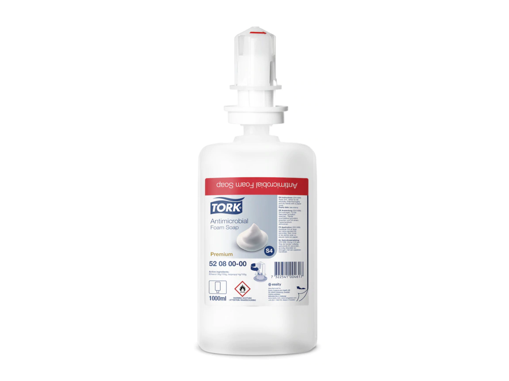 Schuimzeep Tork Antimicrobial Foam S4 1l (6)