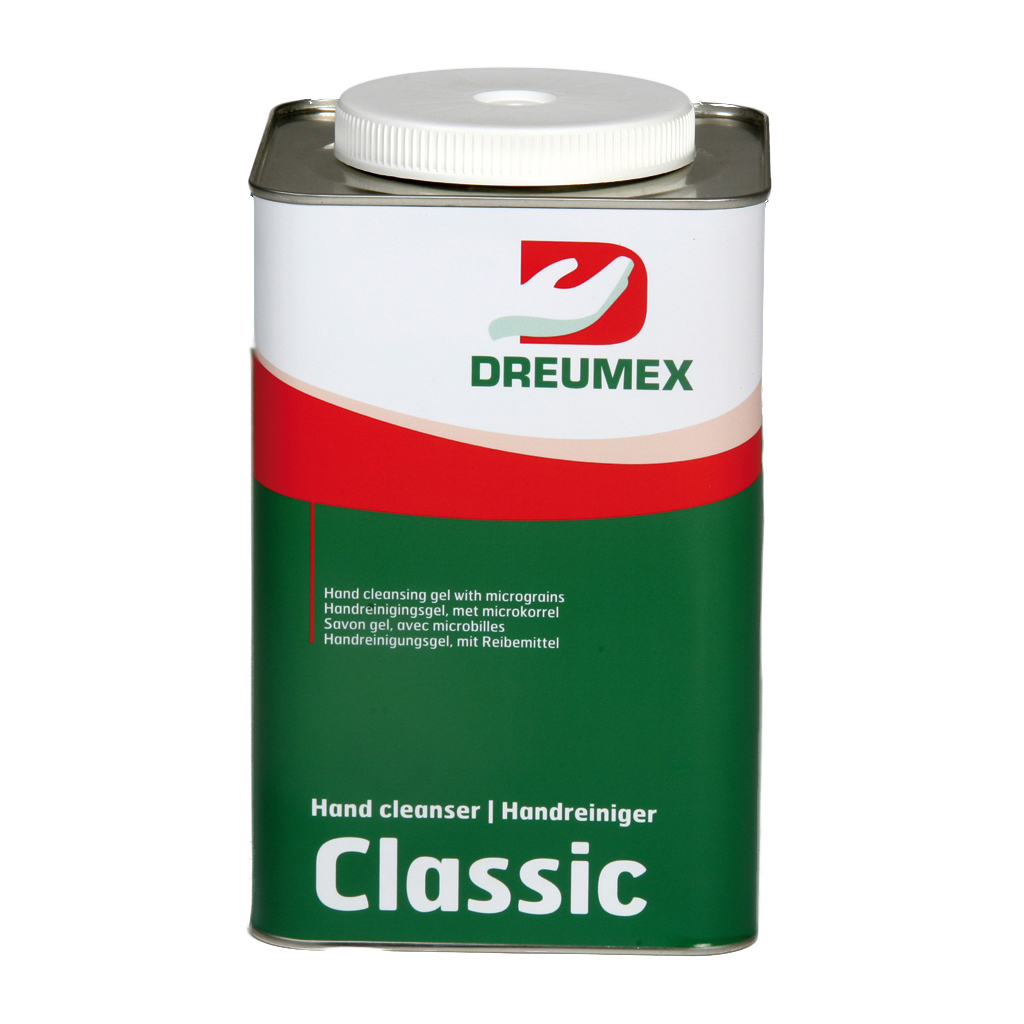 Handreinigingsgel Dreumex Classic met microkorrels 4,5L