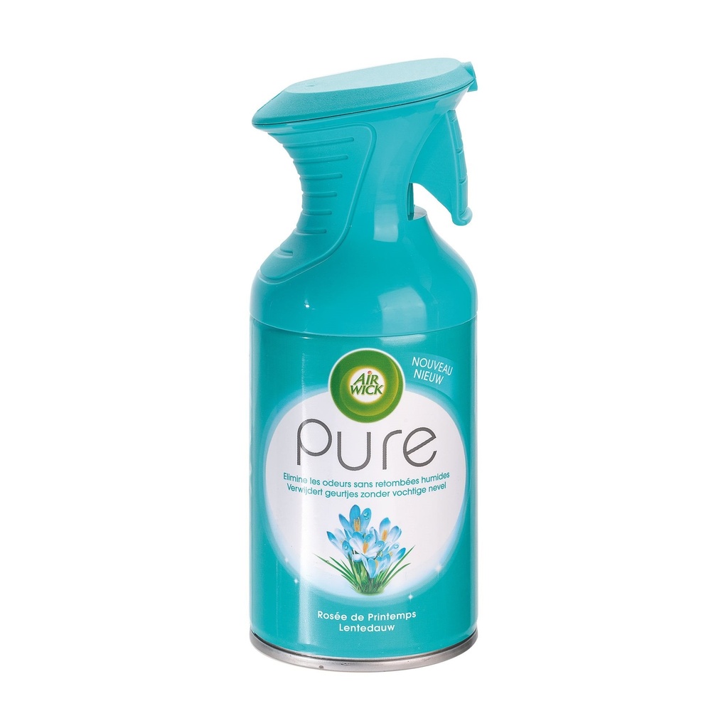 Luchtverfrisser Air Wick Pure spray lentedauw 250ml