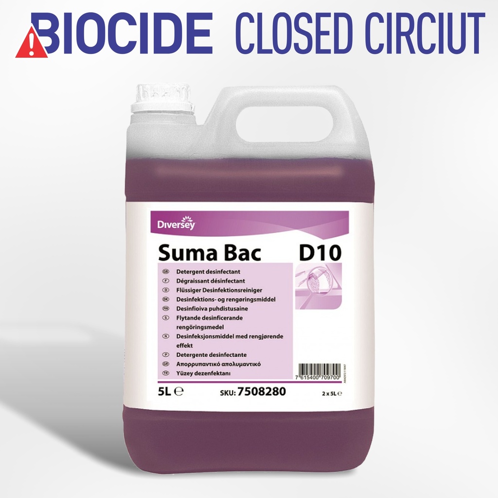 Reinigingsmiddel biocide Suma Bac D10 5L