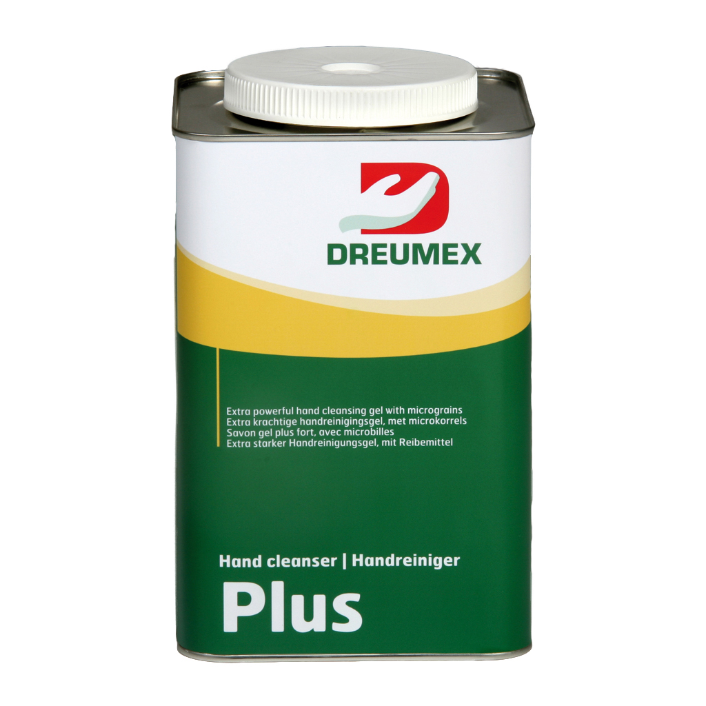 Handreinigingsgel Dreumex Plus met microkorrels 4,5L