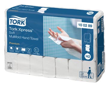 Handdoek Tork Xpress Multifold Soft H2 2-laags 150vel(21)