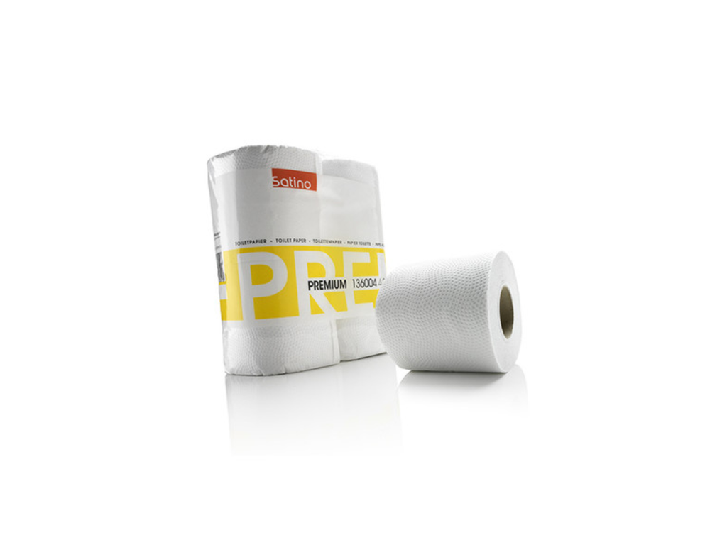 Toiletpapier Satino 2-laags 200v wit (48) (136004)