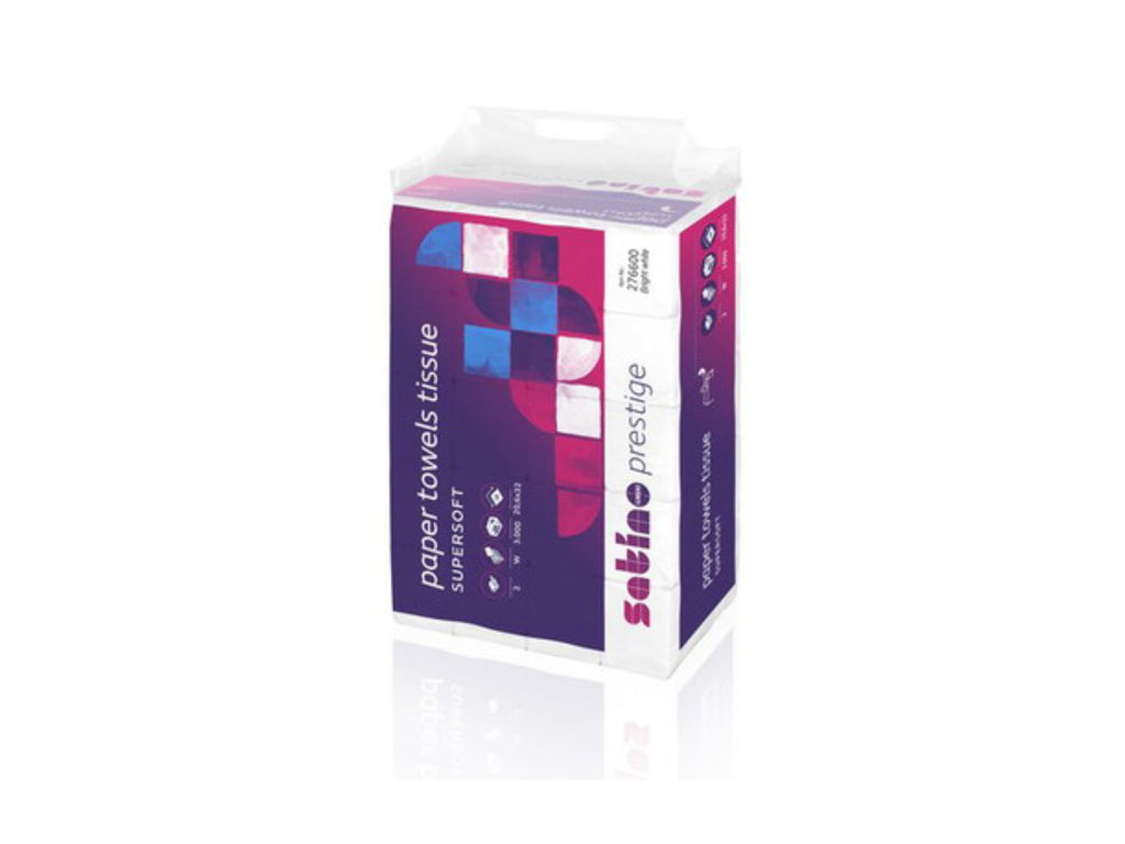 Handdoeken Satino papier 206x320mm 2-laags premium extra soft (3000)