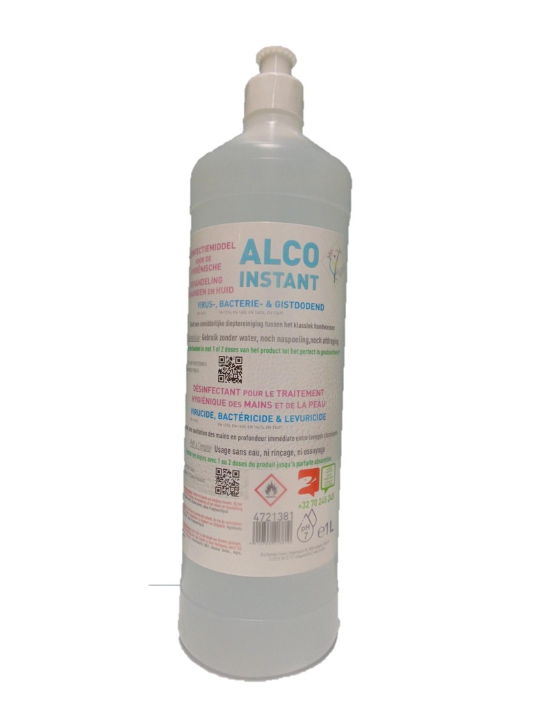 Alcoholgel Alco Instant 75% 1L