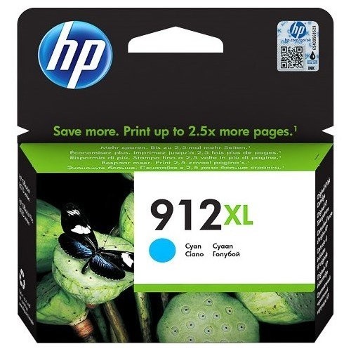 Cartridge HP inkjet 912XL voor officejet 80xx  825 pag Cyaan