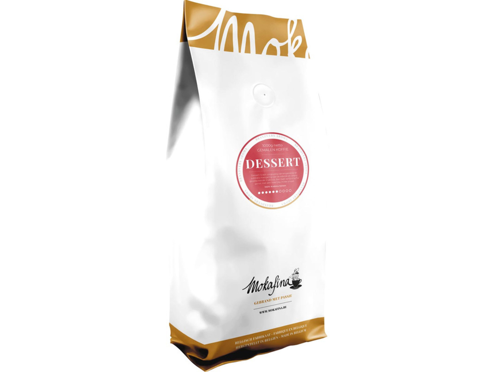 Gemalen koffie Mokafina Dessert sterkte 6 1kg