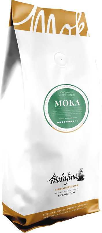 Koffiebonen Mokafina Mokka sterkte 8 1kg