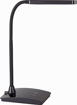Bureaulamp Maul Pearly LED dimbaar 3000-6500Kelvin 350lumen op voet zwart