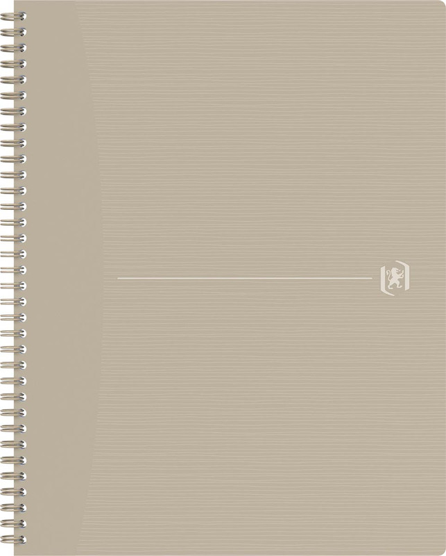 Spiraalschrift Oxford Origin A4+ gelijnd140blz zand