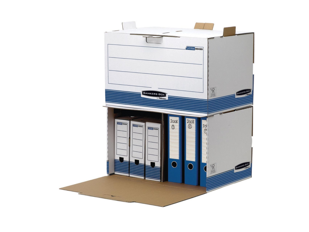Archiefdoos Bankers Box 54x23,50x37,50 blauw
